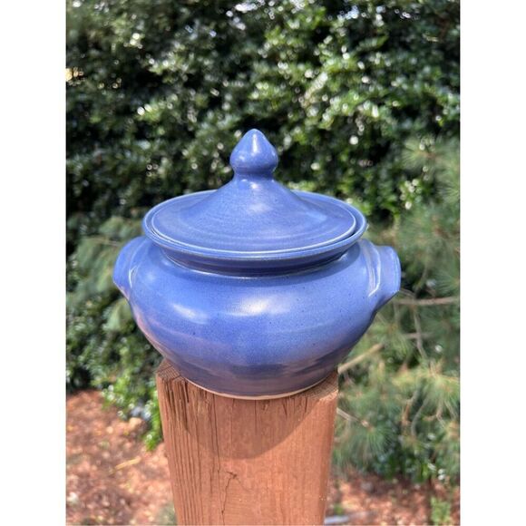 Vintage Shelton Pottery Canister Seagrove NC - Picture 4 of 9